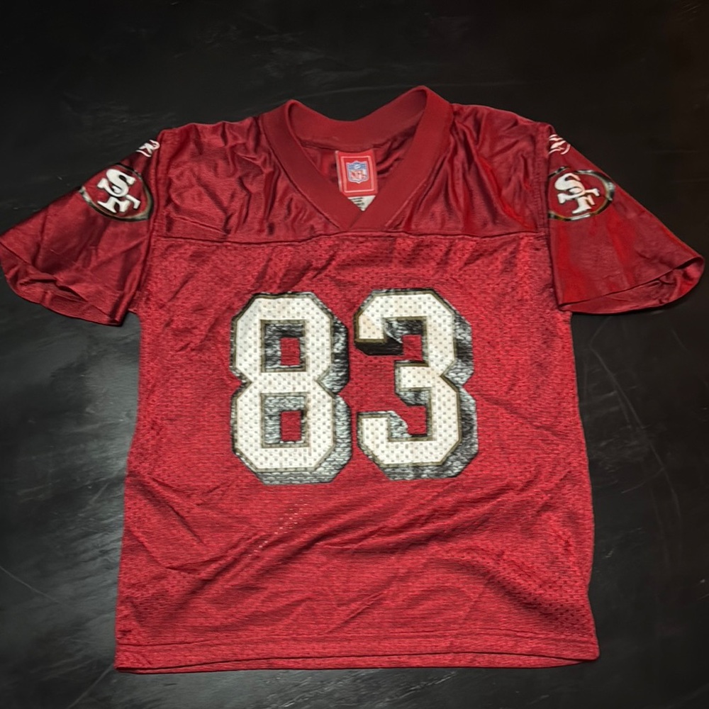 Kids Red 49ers #83 STOKES Jersey size 7
